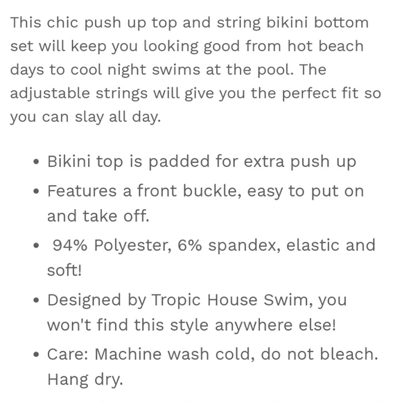 La vaste mer Floral Bikini Swimwear Set - Picture 5 of 11